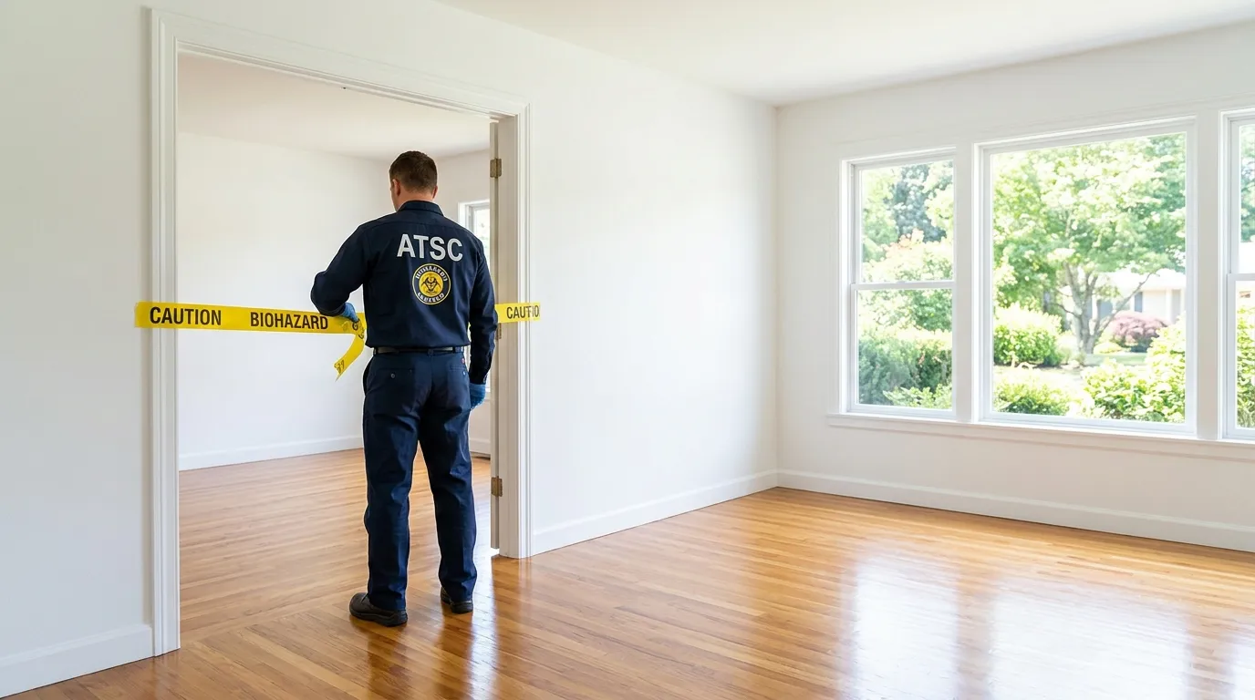 Certified biohazard cleanup crew performing Crime Scene Cleanup in La Mirada
